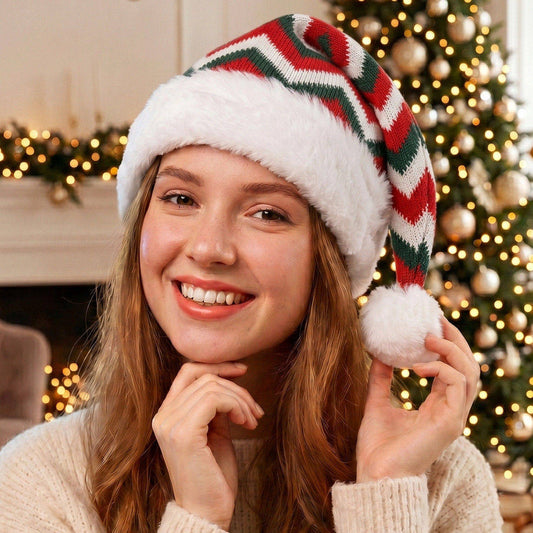 Gorro de Natal Tricolor