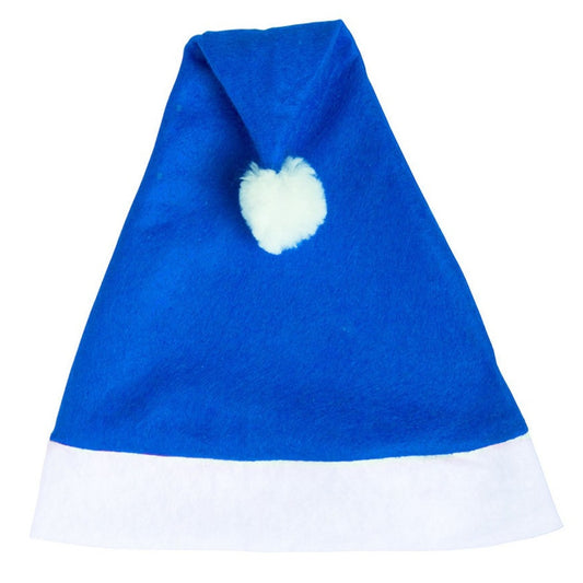 Gorro de Pai Natal Azul