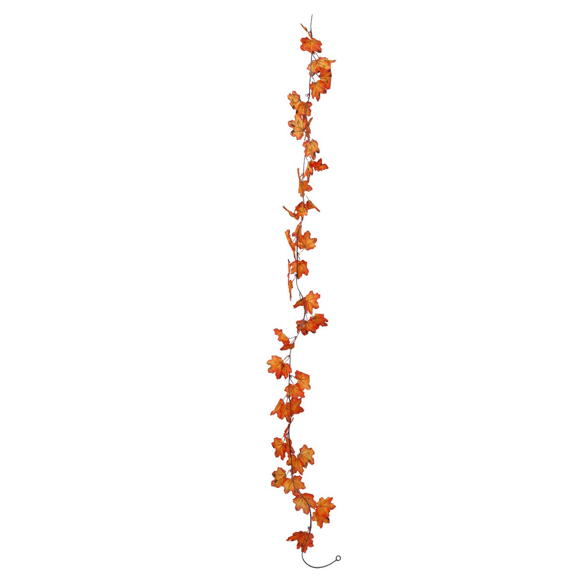 Grinalda de Folhas Laranja Outono