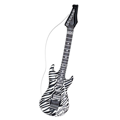 Guitarra zebra inflável