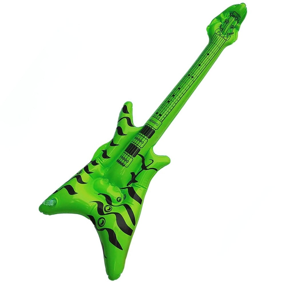 Guitarra inflável verde pesada