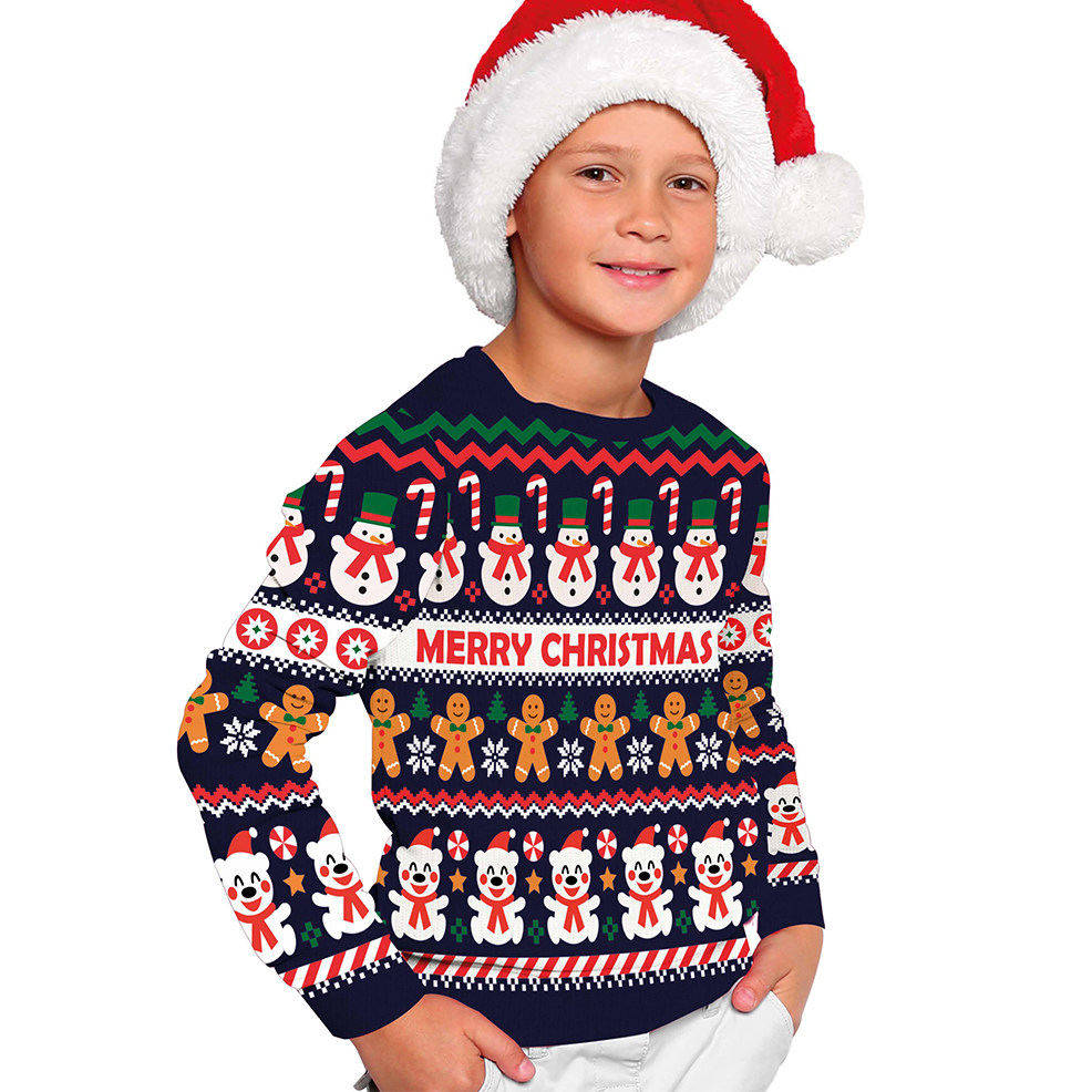 Camisola de Natal Neve infantil 