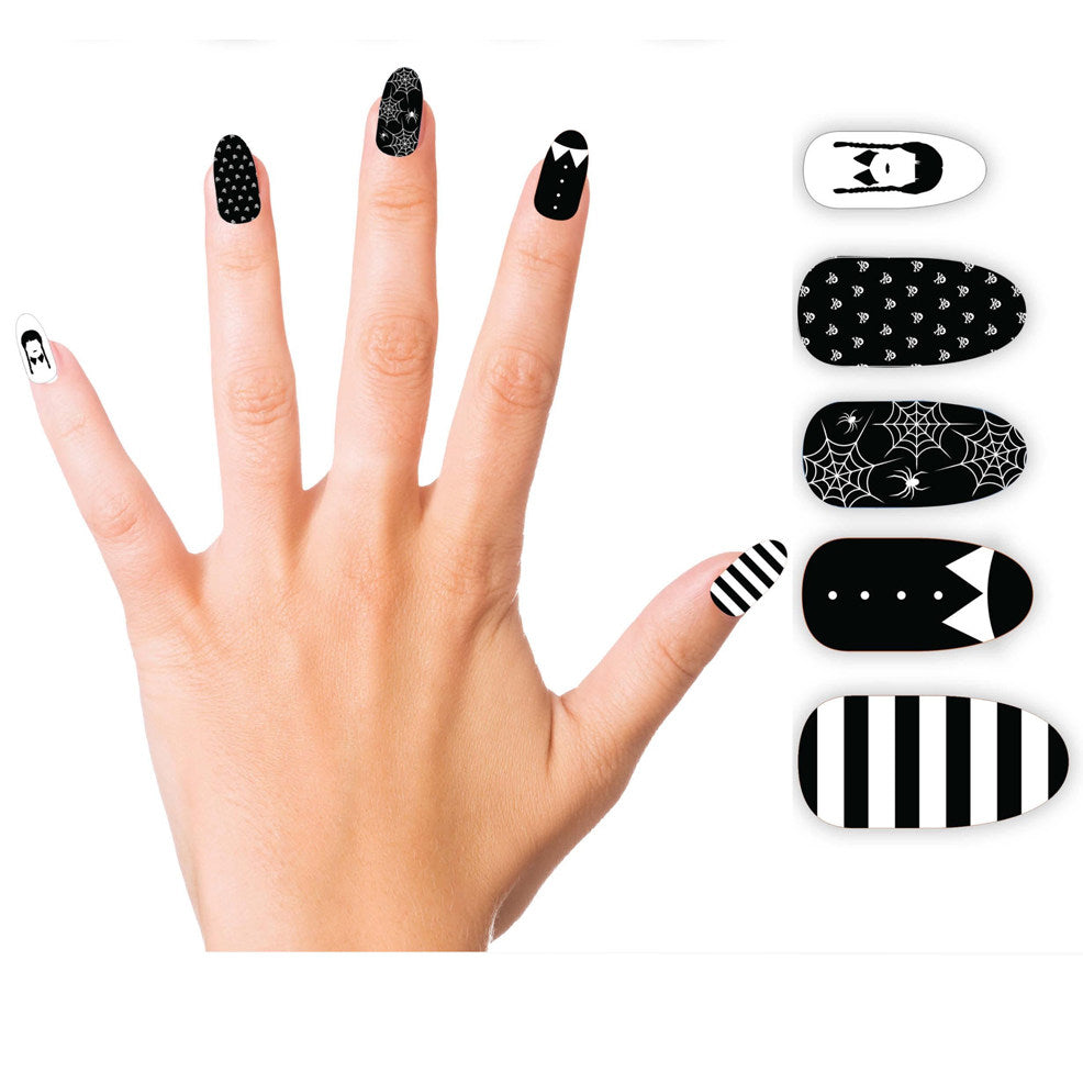 Kit de 12 Unhas de Menina Sinistra