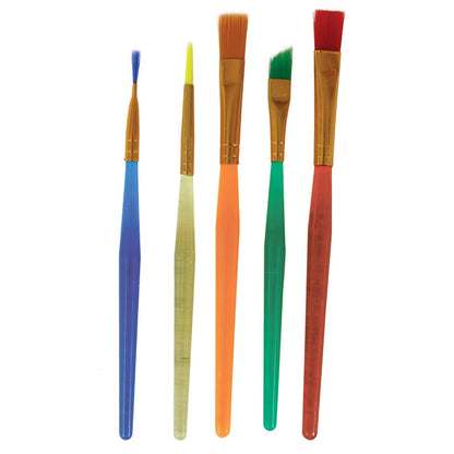 Kit de maquilhagem: 5 Pincéis, espátula e paleta