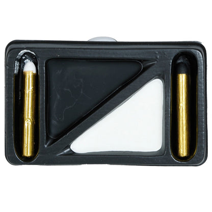 Kit de Maquilhagem Esqueleto Branco e Preto