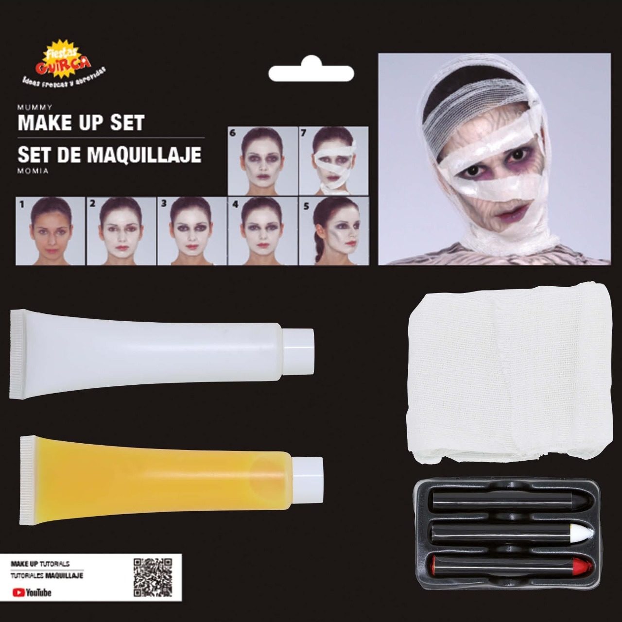 Kit de Maquilhagem de Múmia
