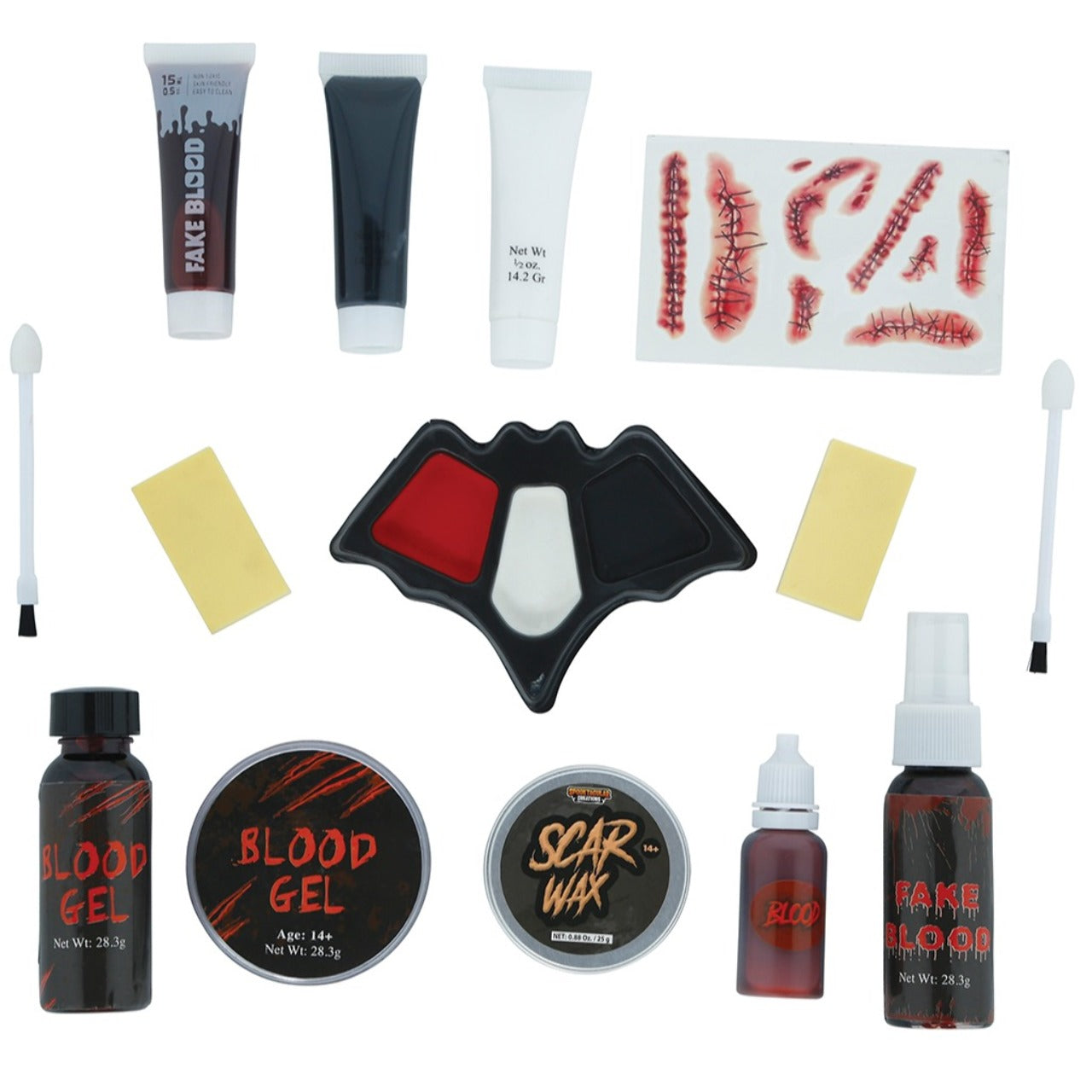 Kit Maquilhagem de Zombie Sinistro