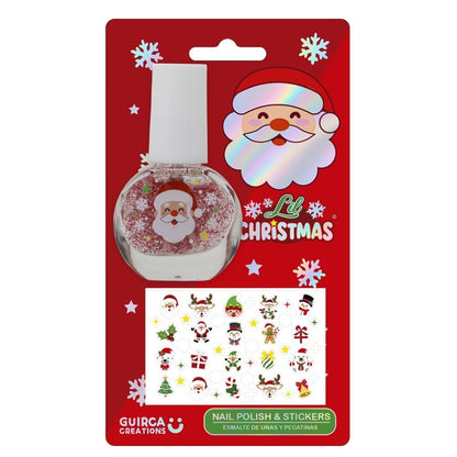 Kit de Vernizes e Autocolantes Natal