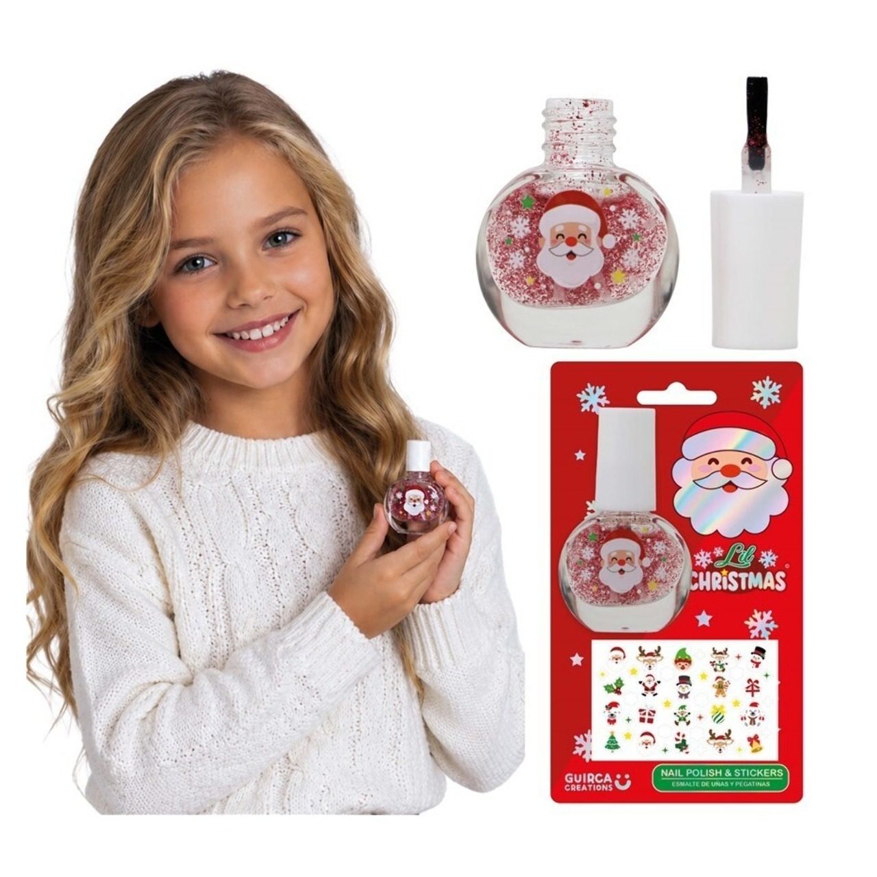 Kit de Vernizes e Autocolantes Natal