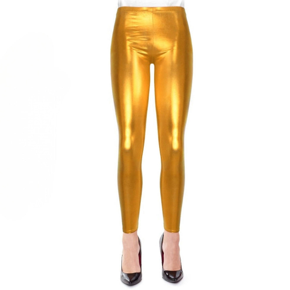 Leggings Dourado Metalizado para adulto