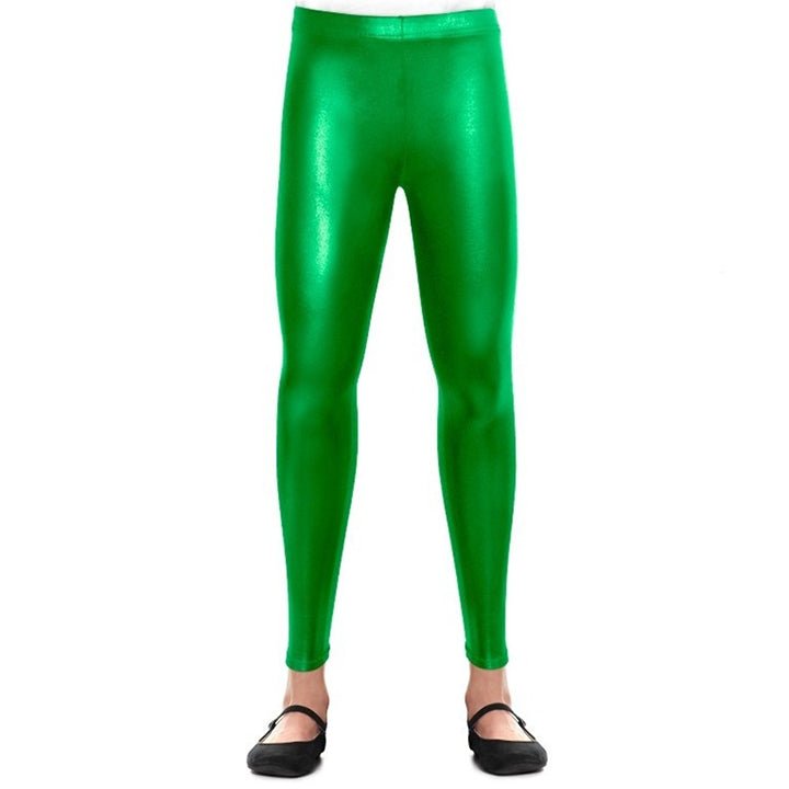 Leggings Verde Metálica Infantil