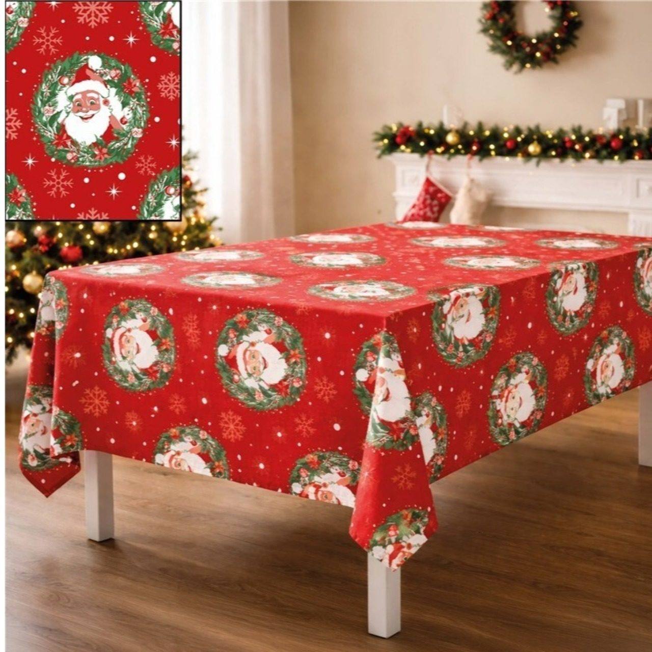 Toalha de mesa de Pai Natal de Natal