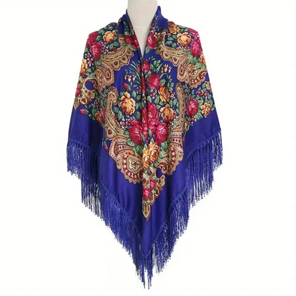 Xale Tradicional Azul