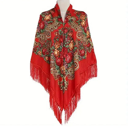 Xale Tradicional Vermelho