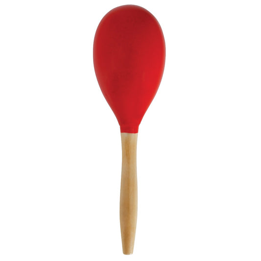 Maraca Vermelha de Madeira