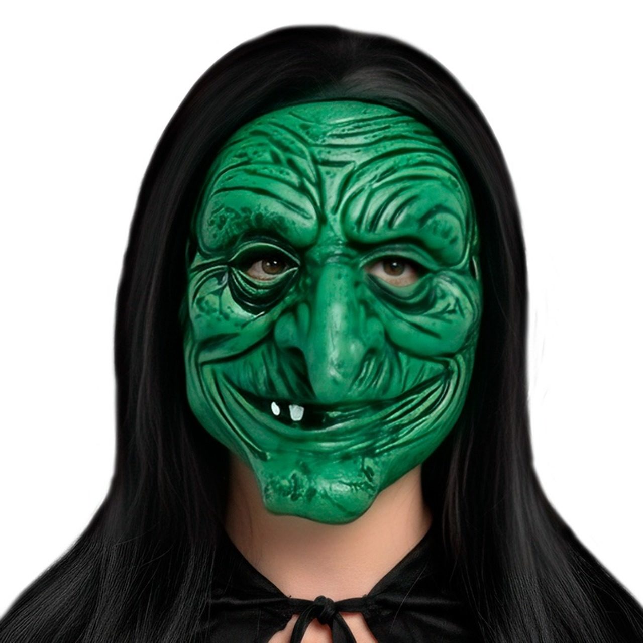 Máscara de Bruxa Verde