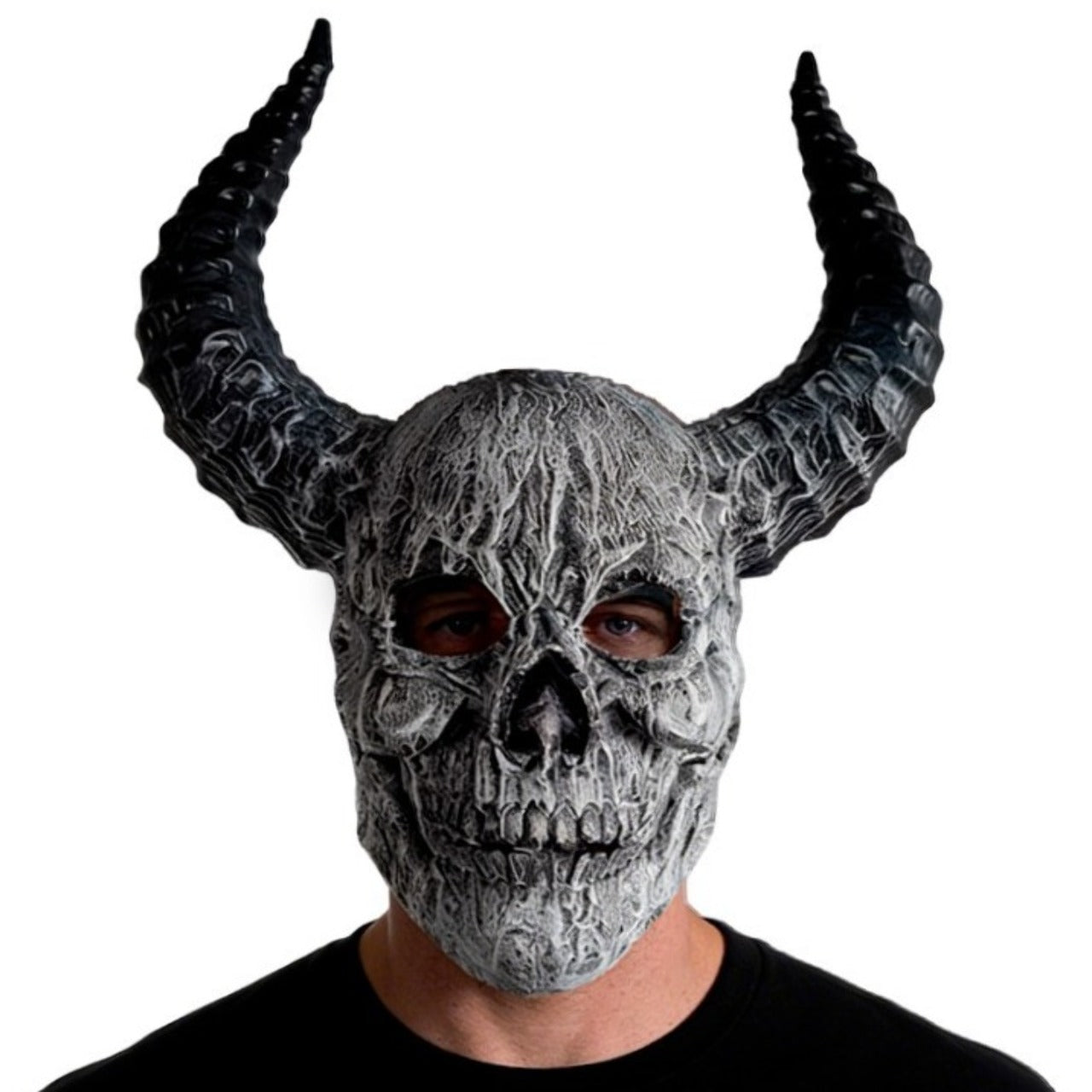 Máscara de Caveira com Chifres