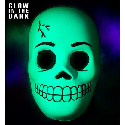 Máscara de Esqueleto Glow