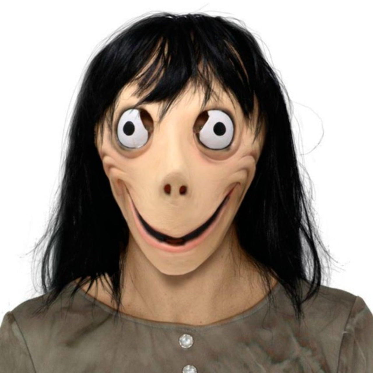 Máscara de látex de Menina Momo Creepypasta