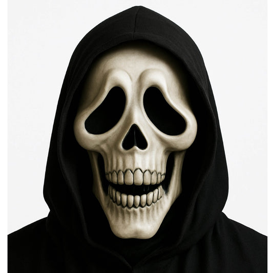 Máscara de Scream Fantasma com Capuz