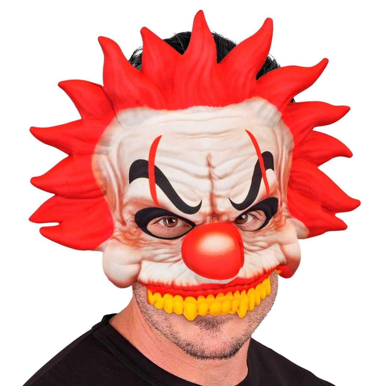 Meia Máscara de Palhaço McDonald.