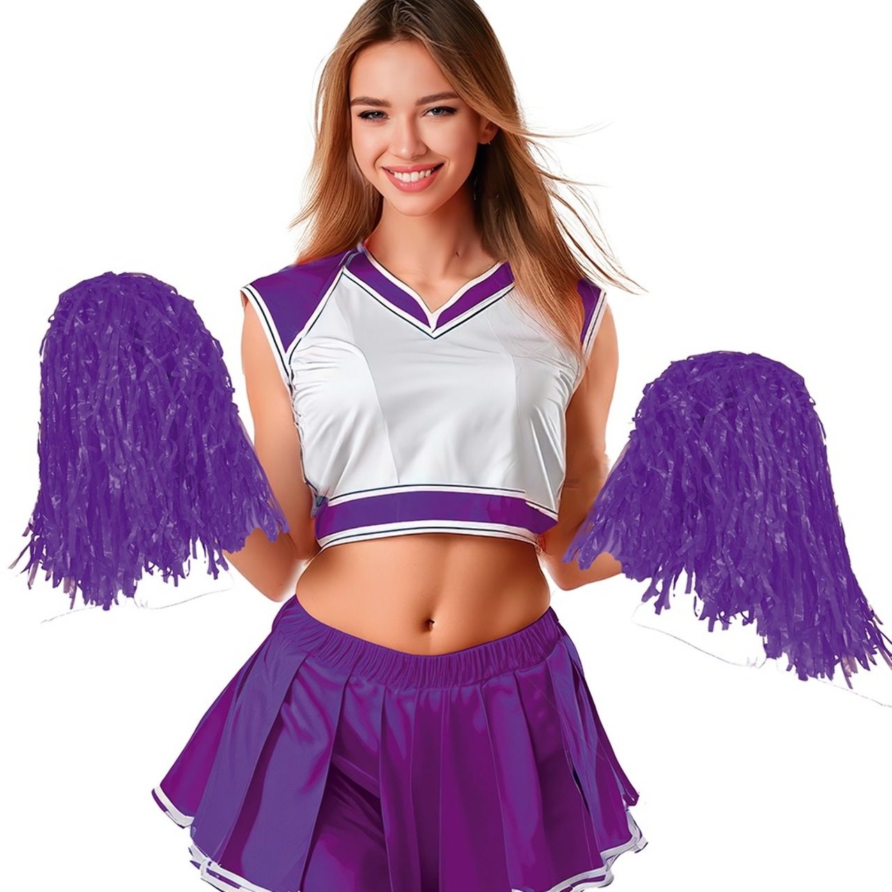 Pack de 2 Pompones Violetas 80gr
Pack de 2 Pompons Violeta 80g