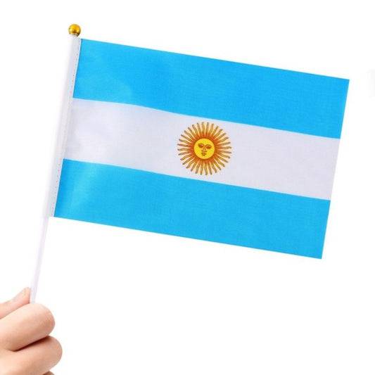 Pack de 24 Bandeirolas da Argentina 20x30cm