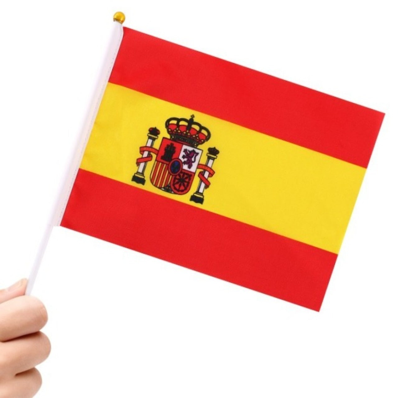 Pack de 24 Bandeirolas de Espanha 20x30cm