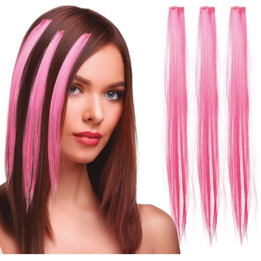 Pack de 3 Mechas Rosa
