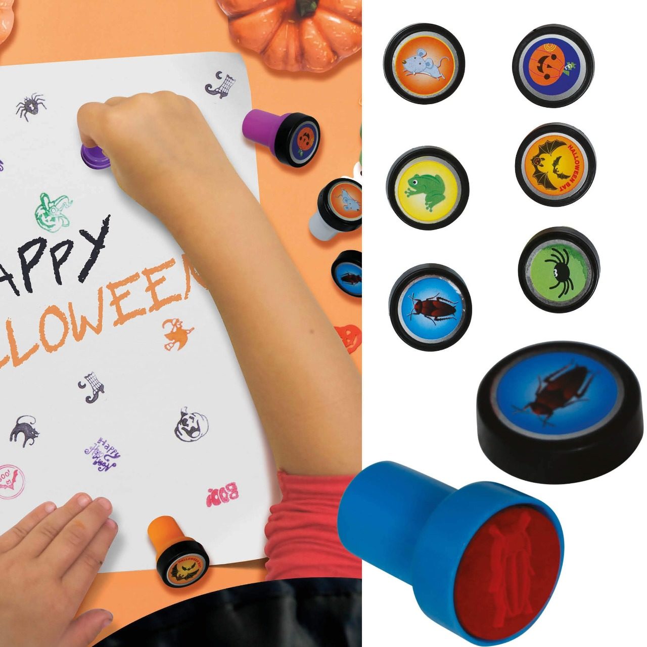 Conjunto de 6 Carimbos Halloween