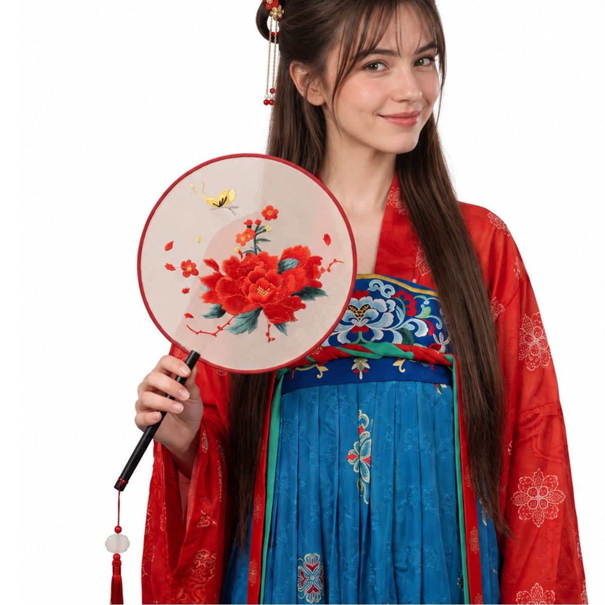 Pai Pai Chinês Flores