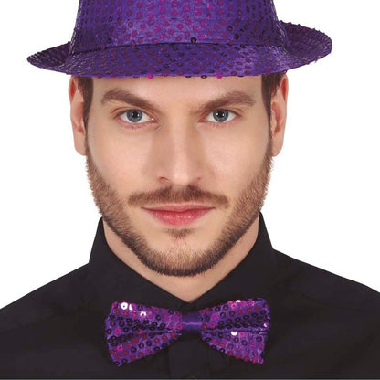 Laço de Lantejoulas Violeta