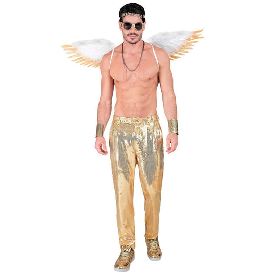 Calças de Lantejoulas Douradas