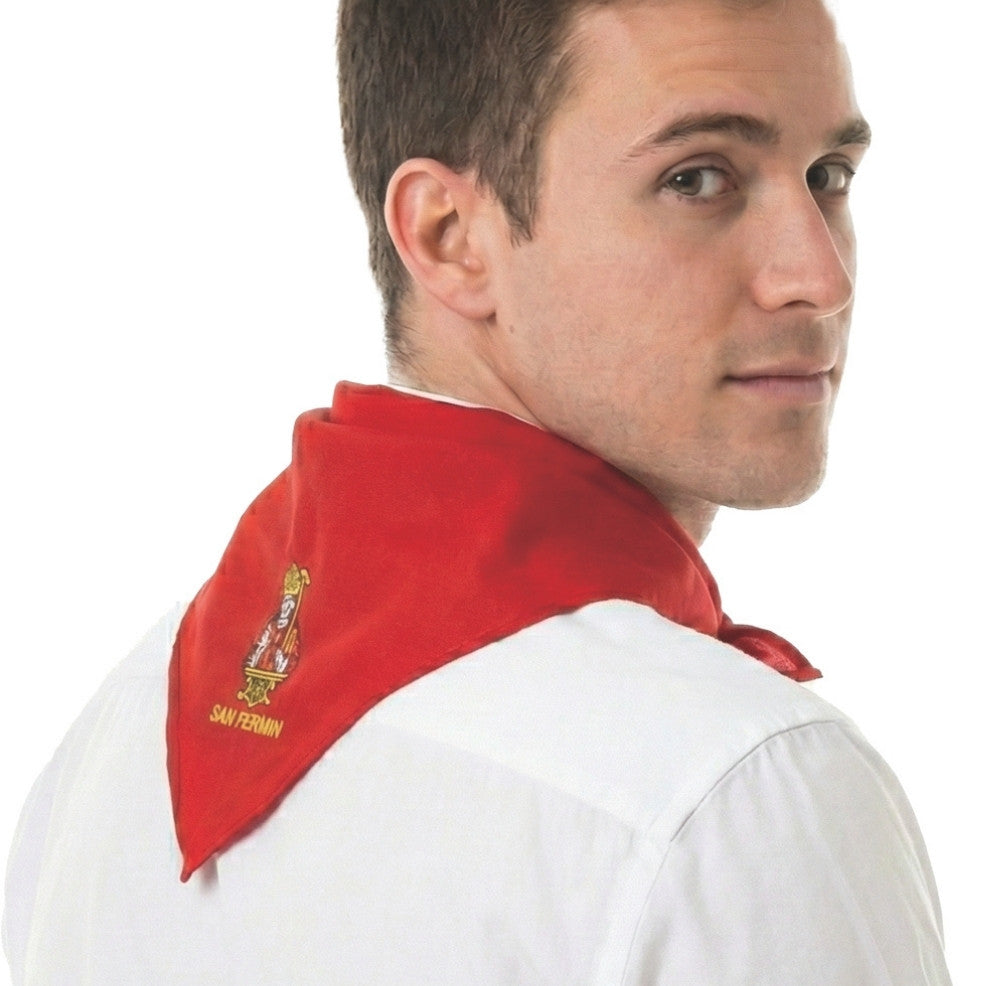 Lenço Vermelho San Fermín Bordado