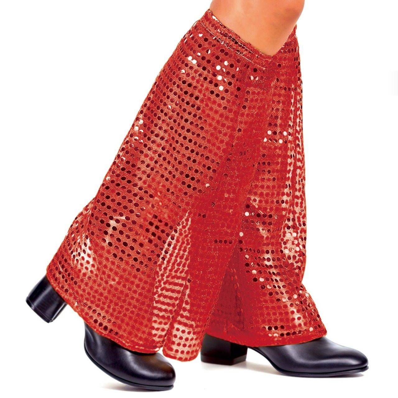 Patas de Elefante Disco Vermelhas  