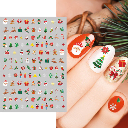 Autocolantes para Unhas de Natal