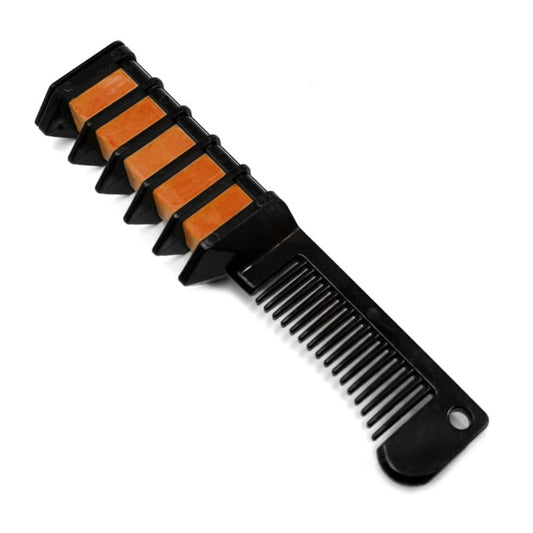 Pente de giz laranja para cabelo