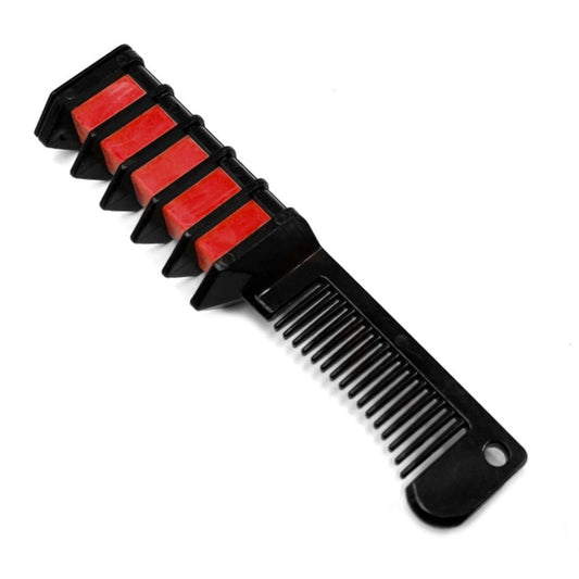 Pente de giz vermelho para cabelo