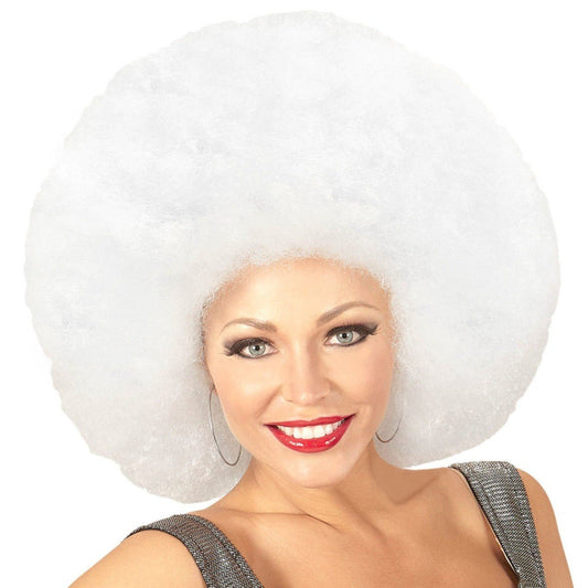 Peruca Afro Branca Super