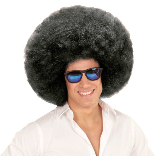Peruca Afro Preta Super