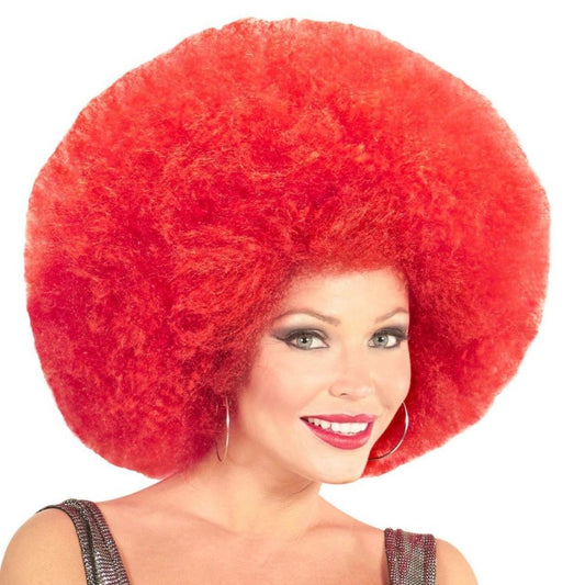 Peruca Afro Vermelha Super
