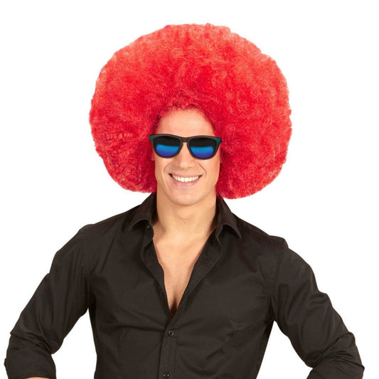 Peruca Afro Vermelha Super