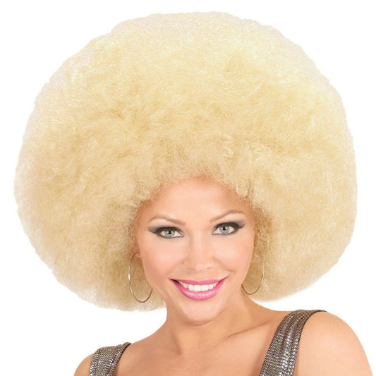 Peruca Afro Loira Super 