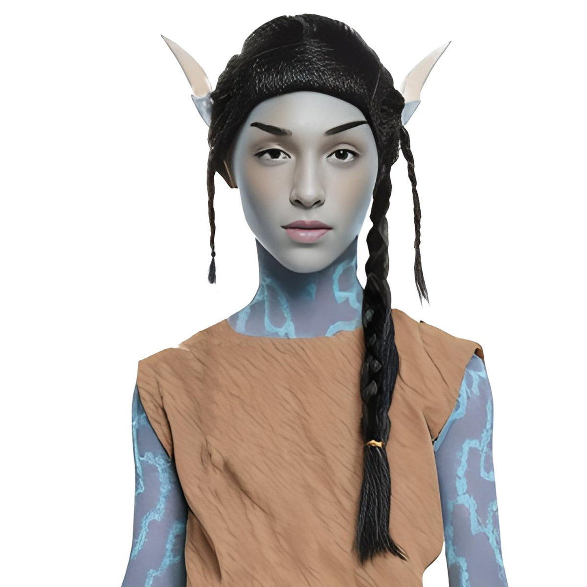 Peruca de Avatar Trança infantil