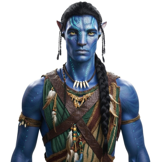 Peruca de Avatar Trança