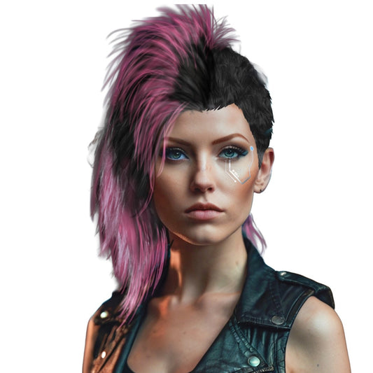 Peruca Ciberpunk Judy