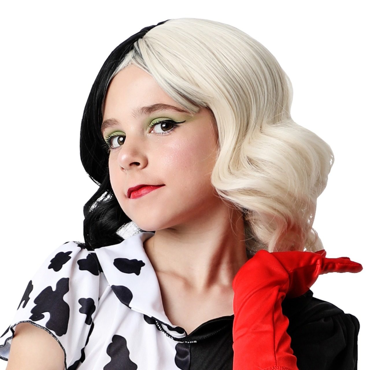 Parruca de Cruella Clássica infantil