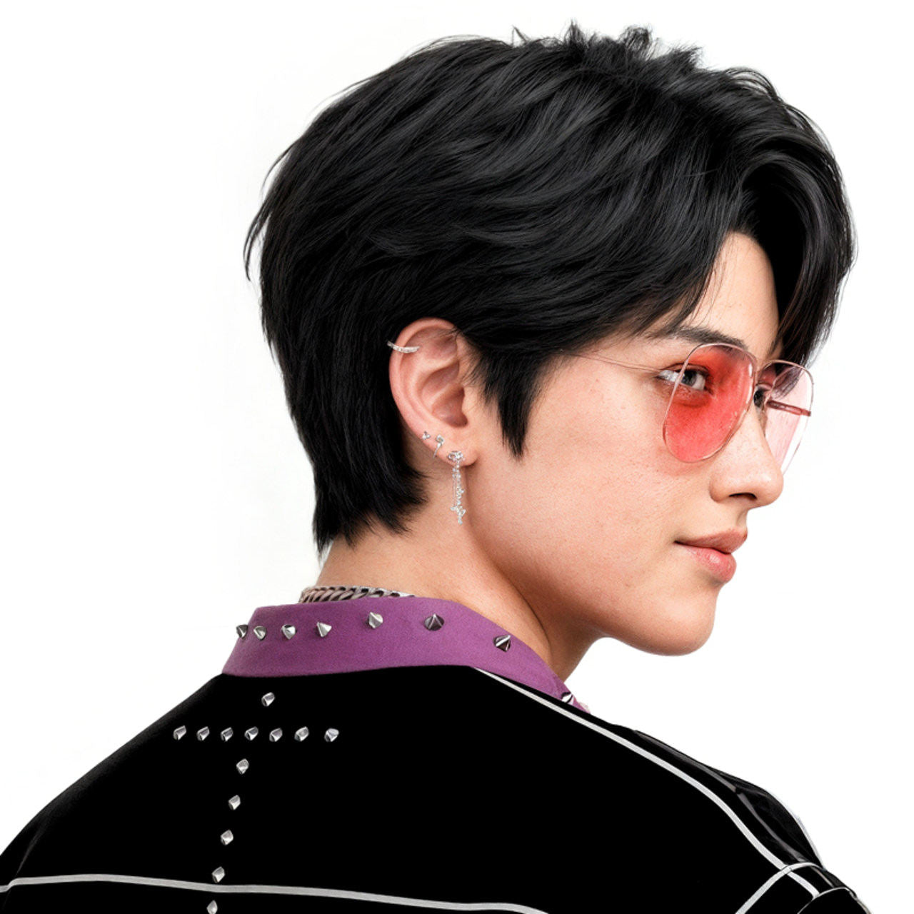 Peluca Demónio K-Pop Jinu