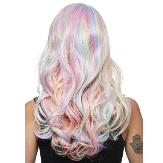 Peruca Ondas Multicoloridas