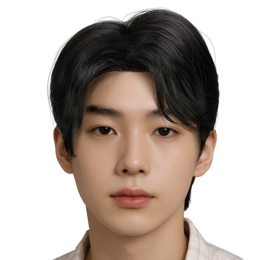Peruca Preta K-Pop Jinu